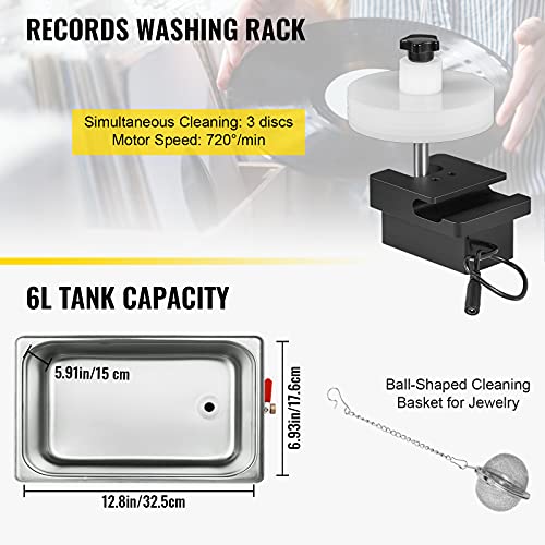 10L 300W 40kHz Sonic Cleaner with Timer & Heater E2792