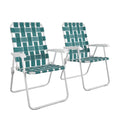 Folding Lawn Chairs 2-Pack Teal X765