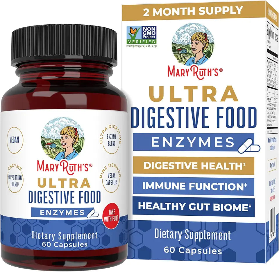 Vegan Digestive Enzymes Capsules 60 Count C84697