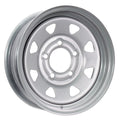 14X5.5 Silver Spoke Trailer Rim Wheel 2-Pack G196