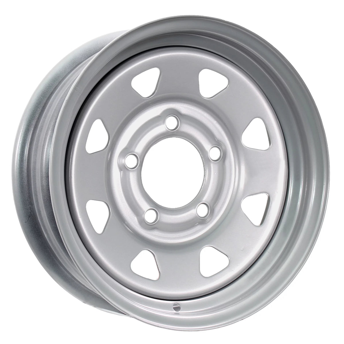 14X5.5 Silver Spoke Trailer Rim Wheel 2-Pack G196