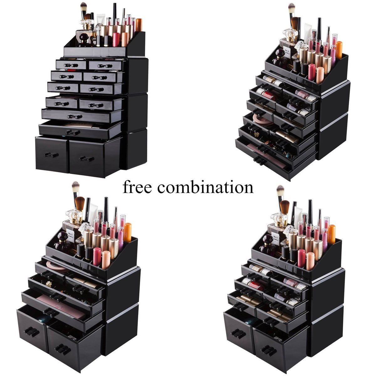 Makeup Cosmetic Organizer Storage Drawers L54329