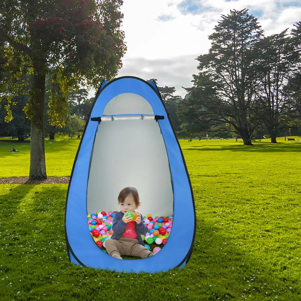 Pop up Dressing Tent Portable Outdoor Privacy Shower Blue V294800