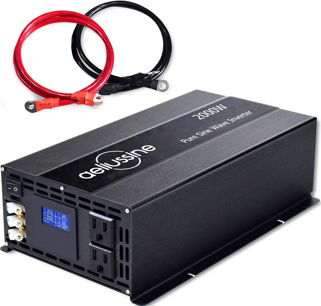 2000 watt Pure Sine Wave Power Inverter 24v dc to ac 110v 120v V228