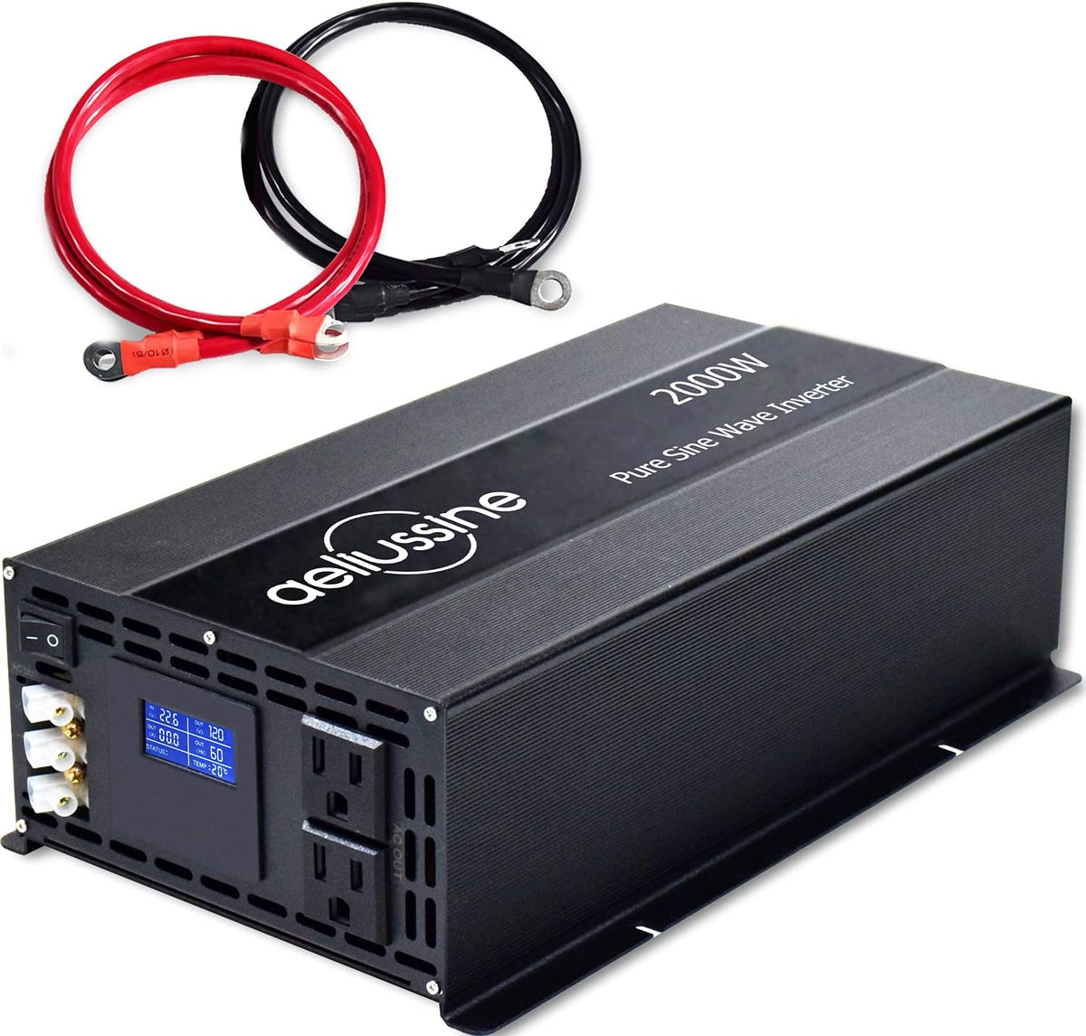 2000 watt Pure Sine Wave Power Inverter 24v dc to ac 110v 120v V228