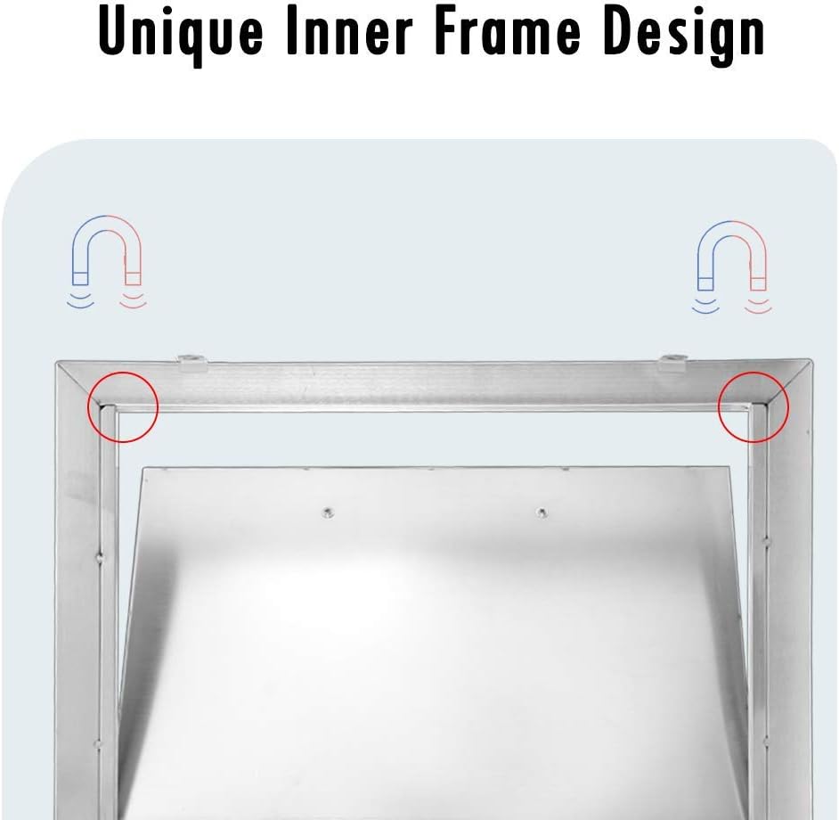 Stainless Steel Single Outdoor Kitchen Door G9747