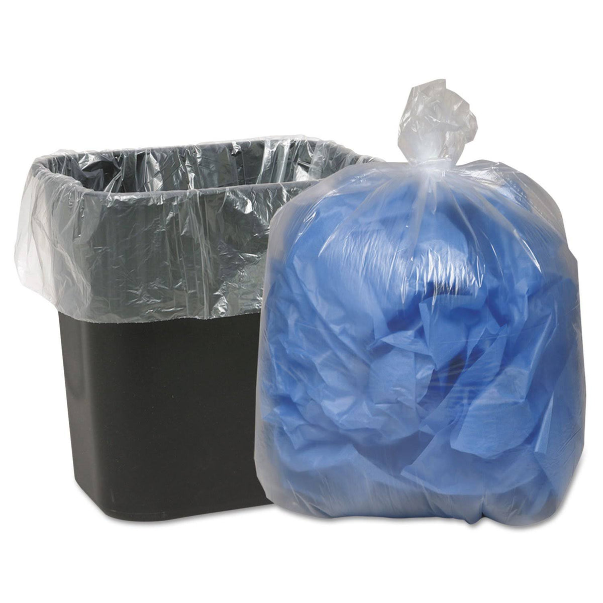 16gal .6mil 24 x 33 Clear Can Liners R713