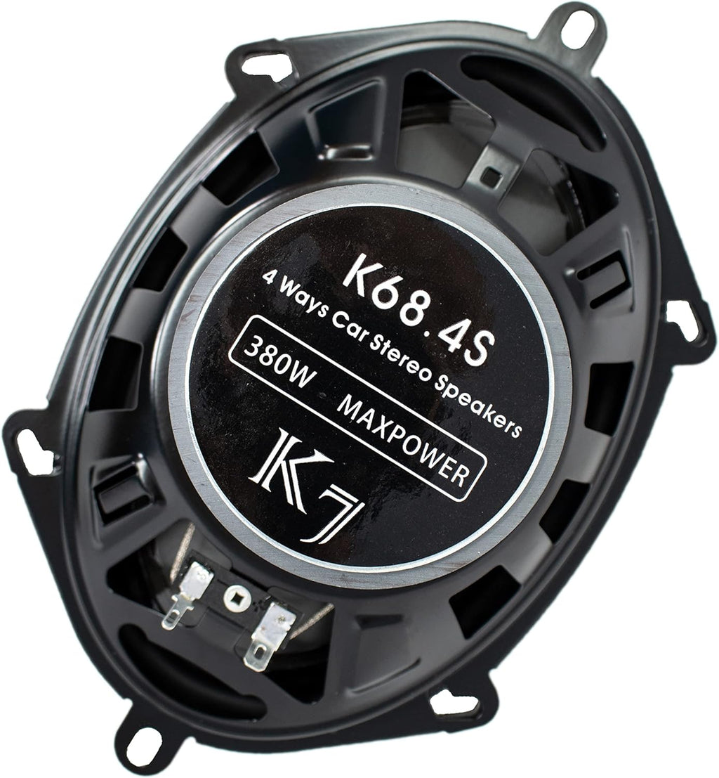 4-Way 5x7 / 6x8 in Coaxial Car Speakers 4 Ohm (4 Speakers) V612