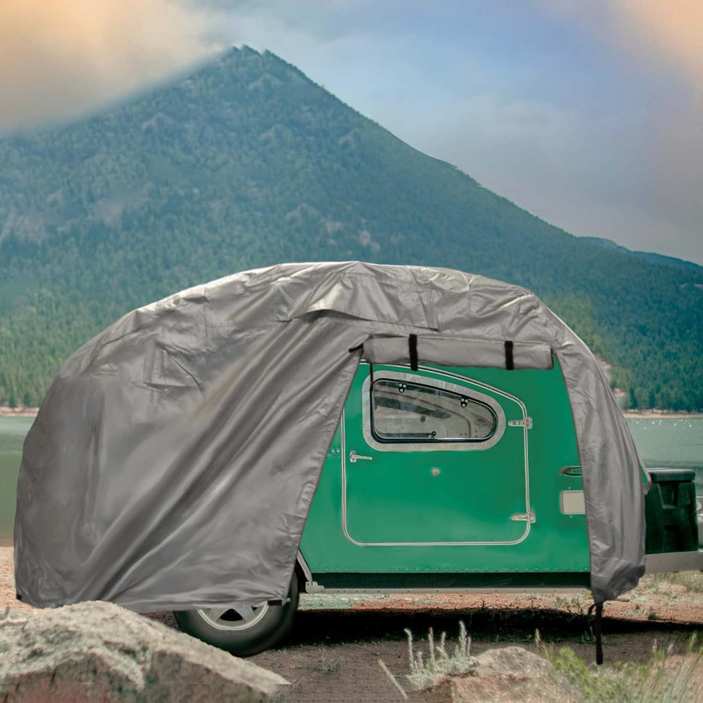 Teardrop Trailer Camper Cover Fits 12'–15'L, 7'W C929