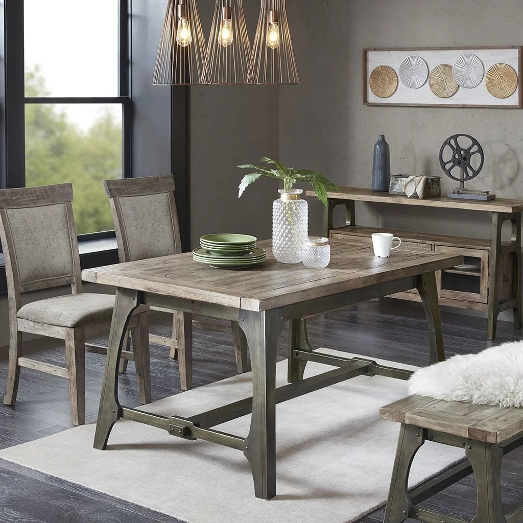 Grey Extension Dining Table V172
