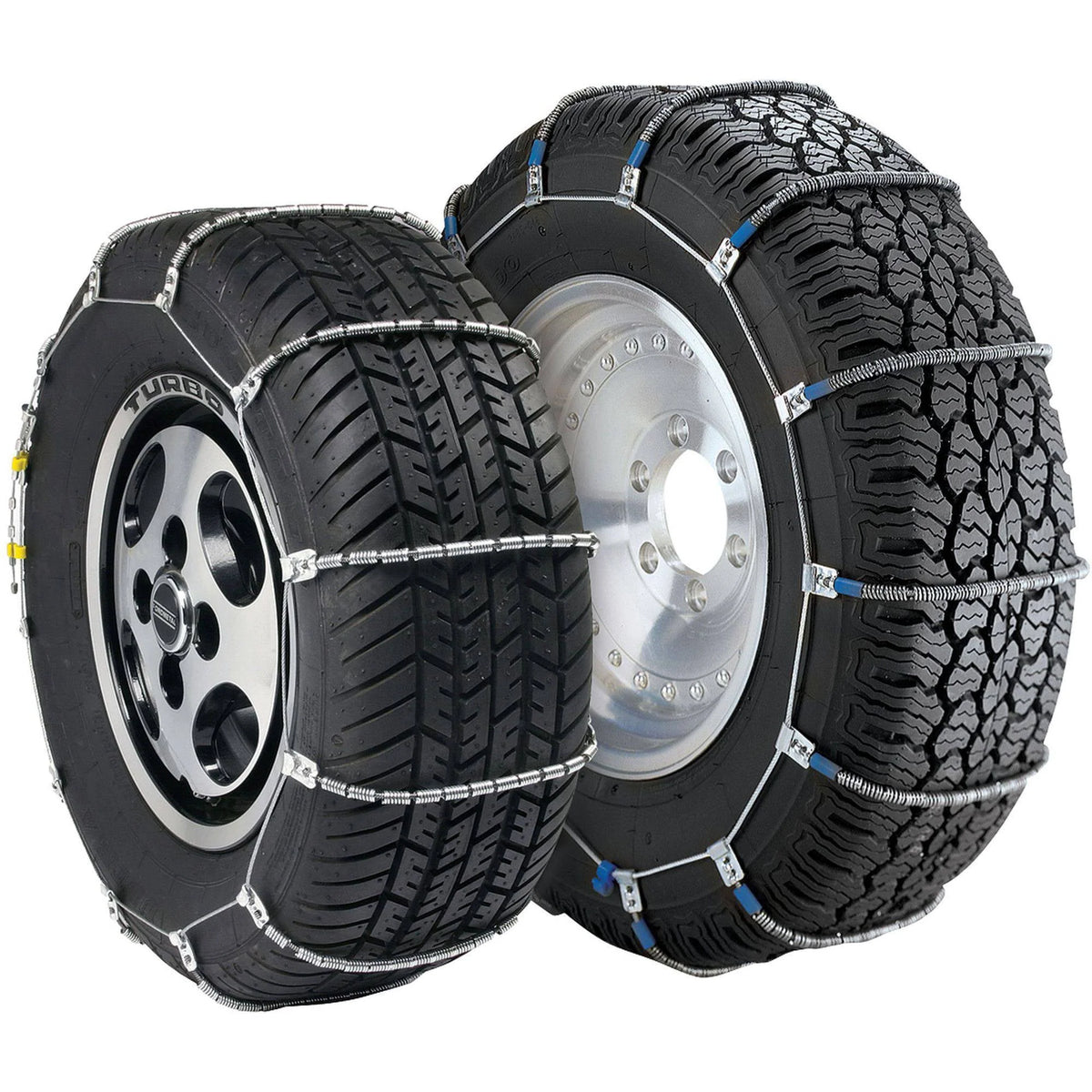Car Snow Tire Radial Traction Grip Cable Chain, Pair K103157