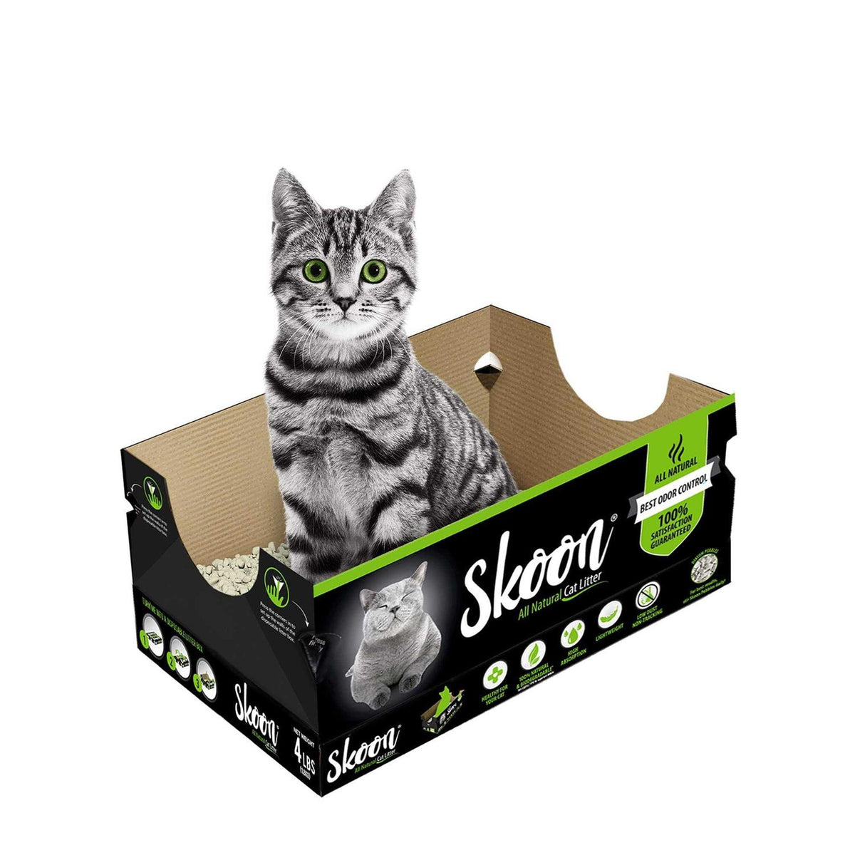 All Natural Disposable Cat Litter Box R86516