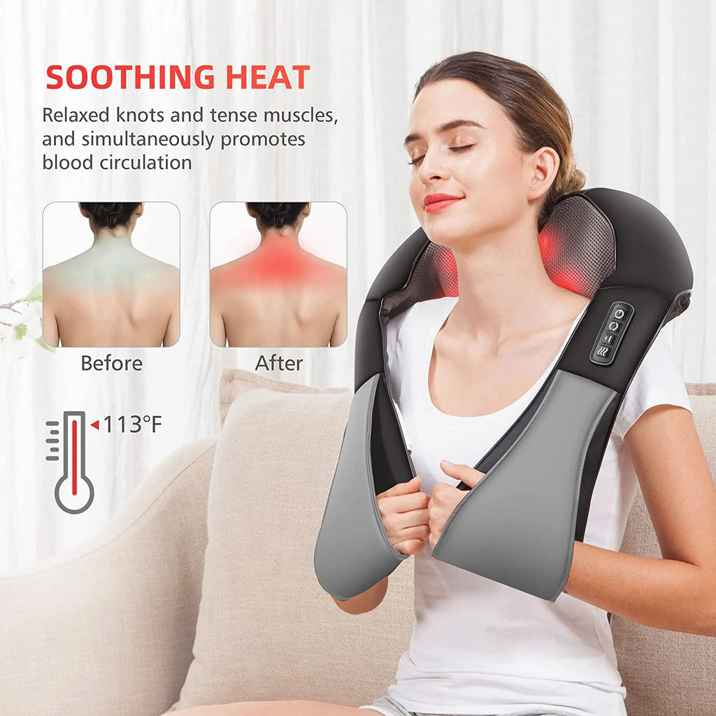 Shiatsu Neck & Shoulder Massager with Heat B975