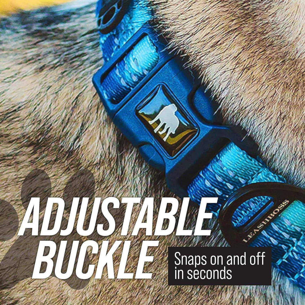 Patterned Fabric Martingale Dog Collar Q443