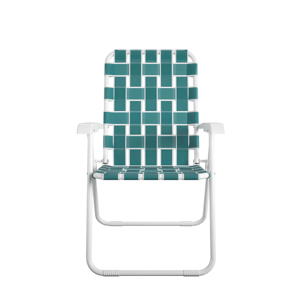 Folding Lawn Chairs 2-Pack Teal X765