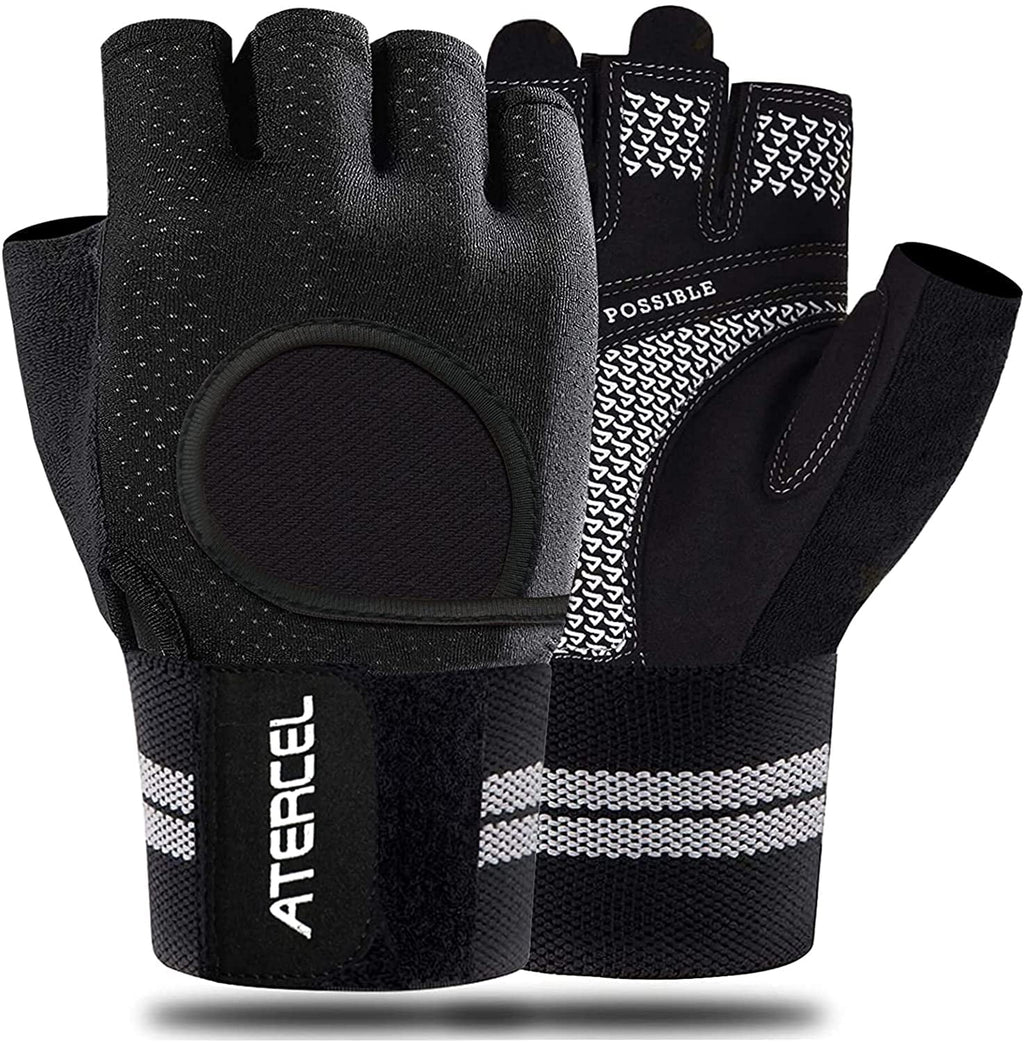 Breathable Workout Gloves with Wrist Support W852930