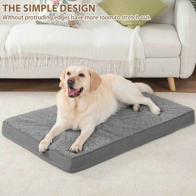 Waterproof Plush Dog Bed with Removable Washable Cover X301293