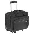 Black Nylon Rolling Laptop Case F762816
