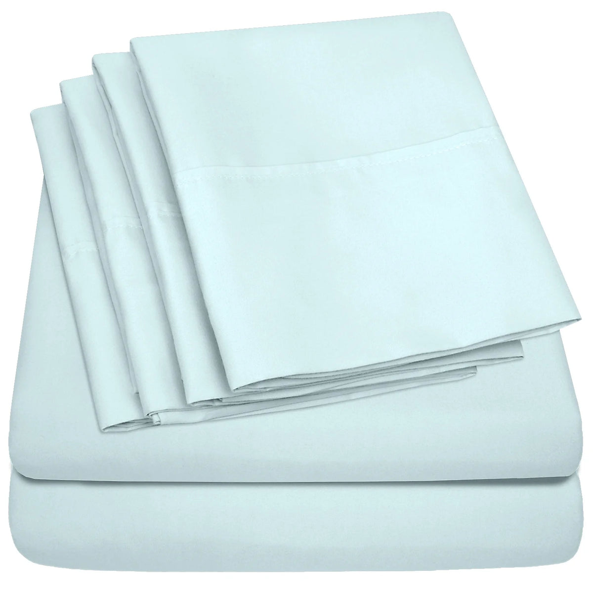 Aqua 7 Piece Split King Sheet Set O808