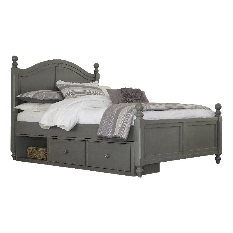 Twin Wood Storage Bed I377