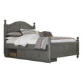 Twin Wood Storage Bed I377