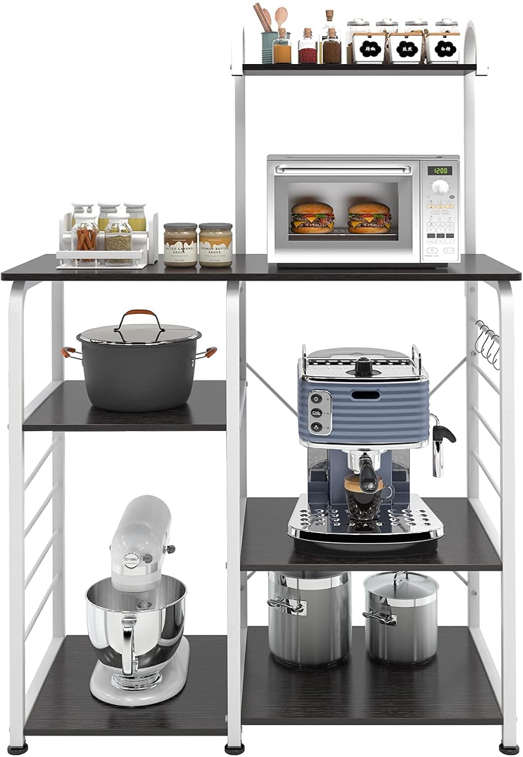 Black Kitchen Storage Cart I895689