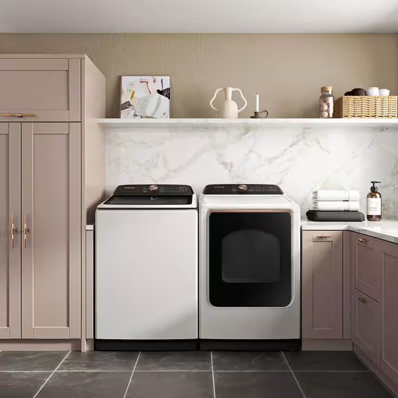 7.4 cu. ft. Vented Smart Gas Dryer with Steam Sanitize+ in Ivory X8483