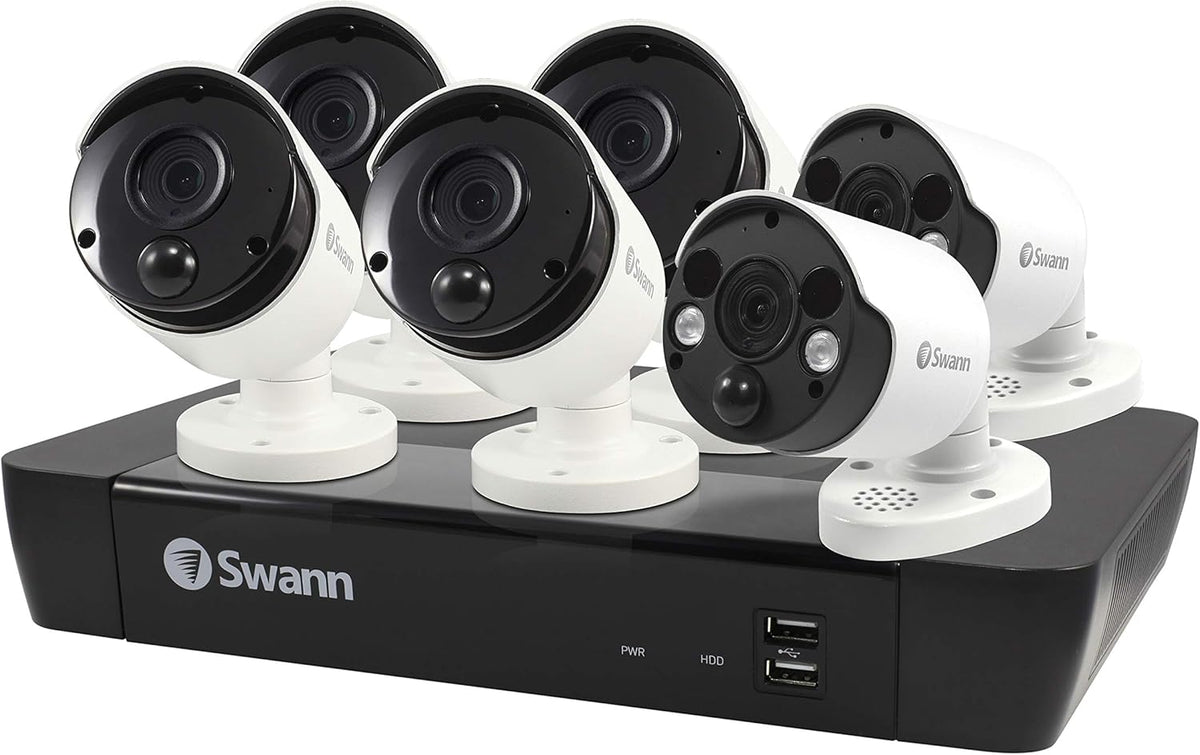 8 Camera 8 Channel 4K Ultra HD POE NVR Security Camera System G65384