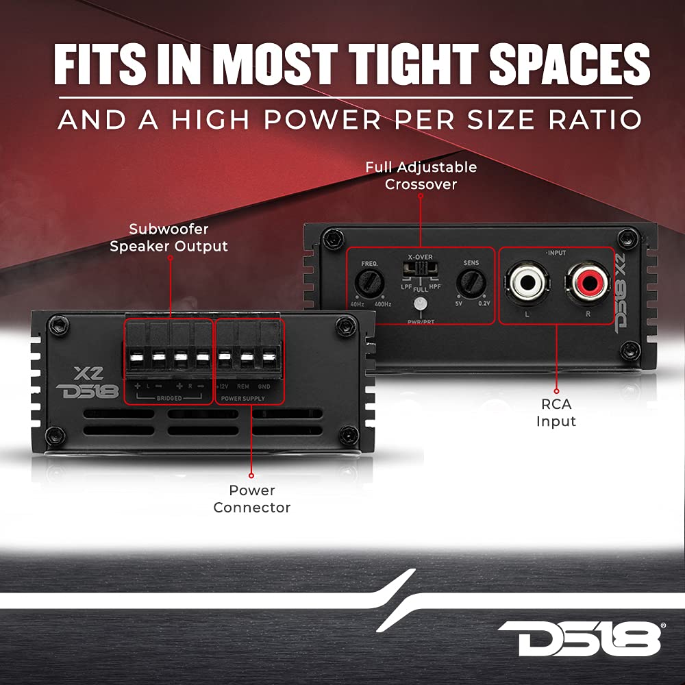 2 Channel Class D Car Audio Amplifier 1140 Watts A705