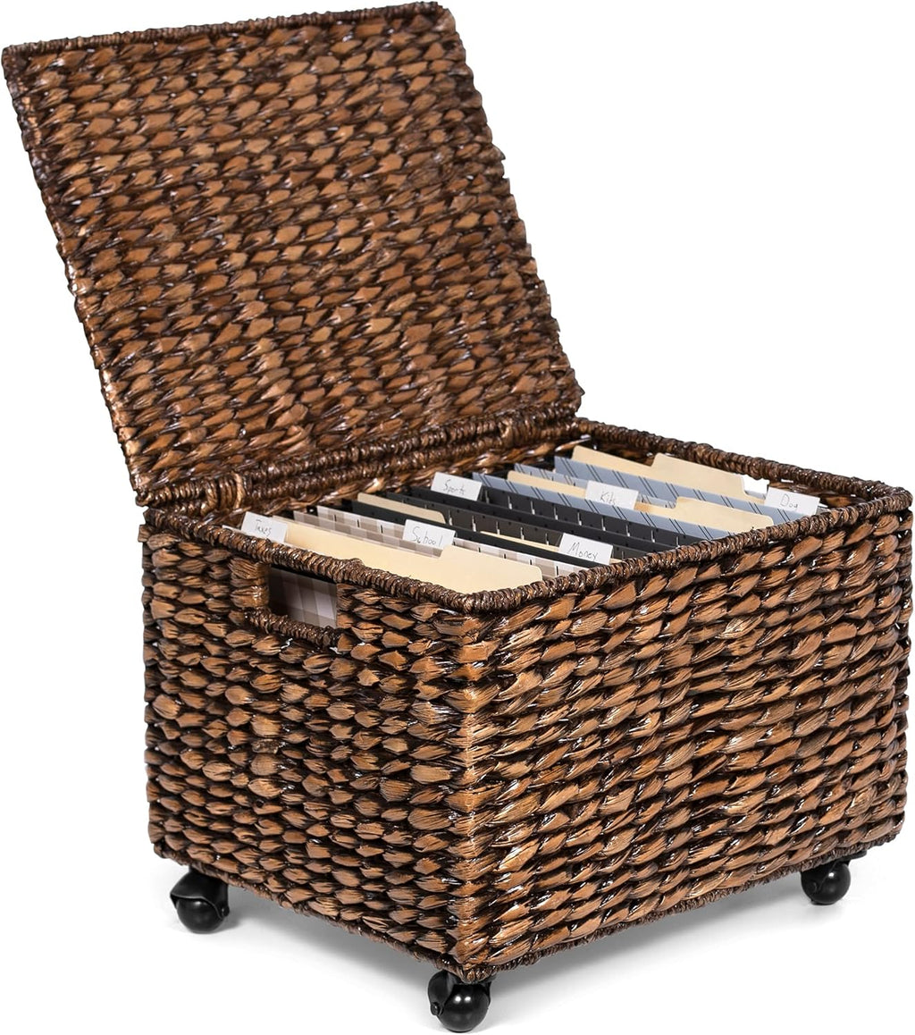 Seagrass Rolling File Cabinet L190