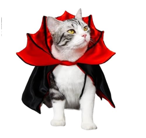 4-Piece Halloween Pet Cosplay Vampire Cloak U721