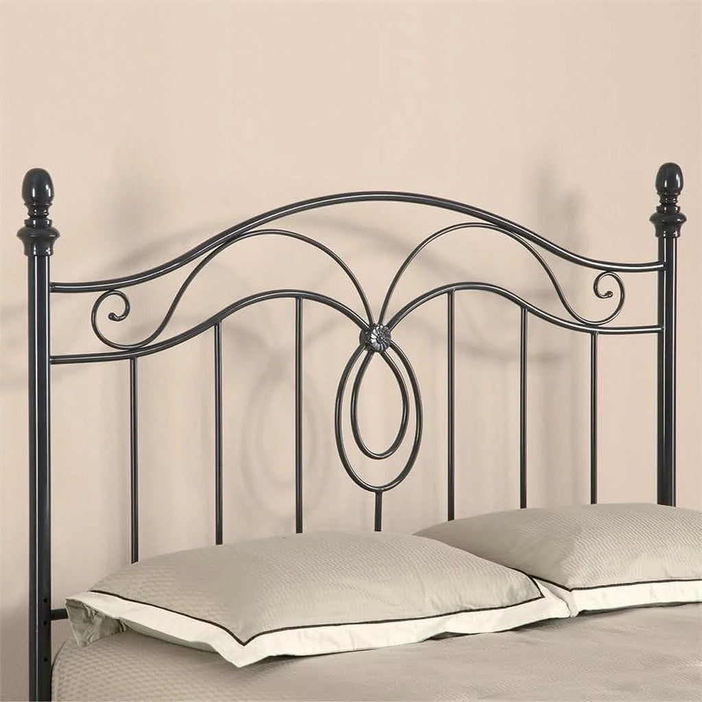 Full Queen Metal Spindle Headboard in Dark Gray B33201