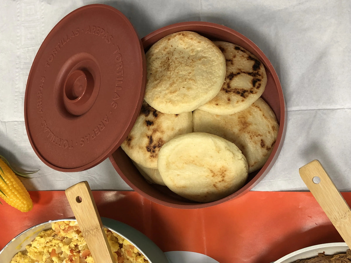 8 Traditional Brown Terracotta Microwave Safe Tortilla Warmer U756