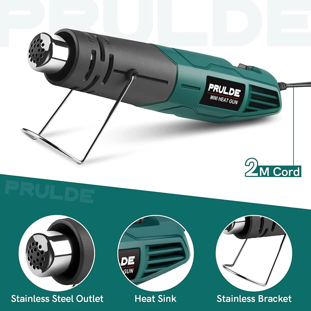 Mini Heat Gun 380W Dual Temperature Hot Air Gun R115