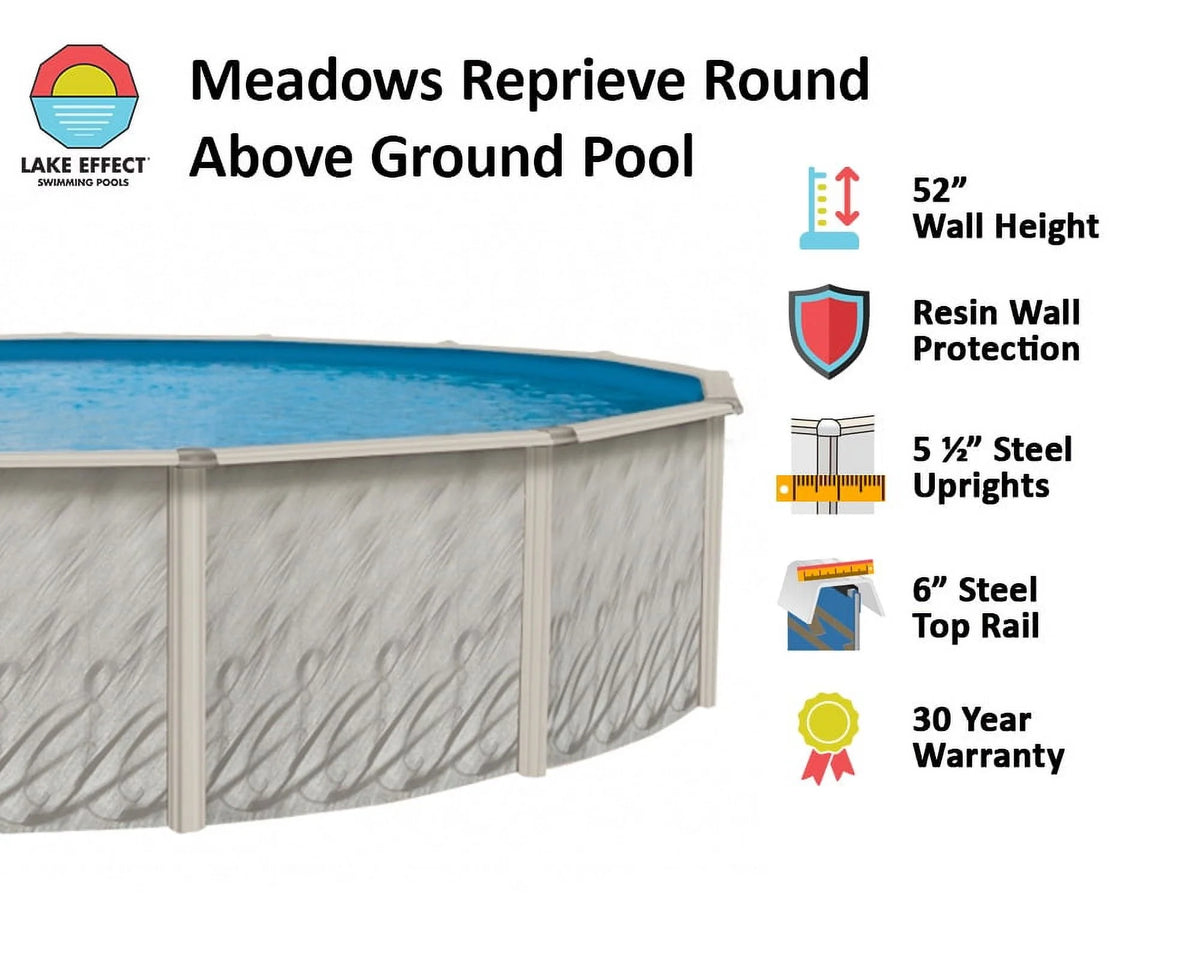 12' x 24' x 52 Oval Above-Ground Swimming Pool Z263126
