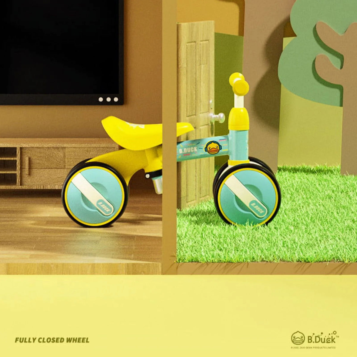Kids Balance Bike Green T41576