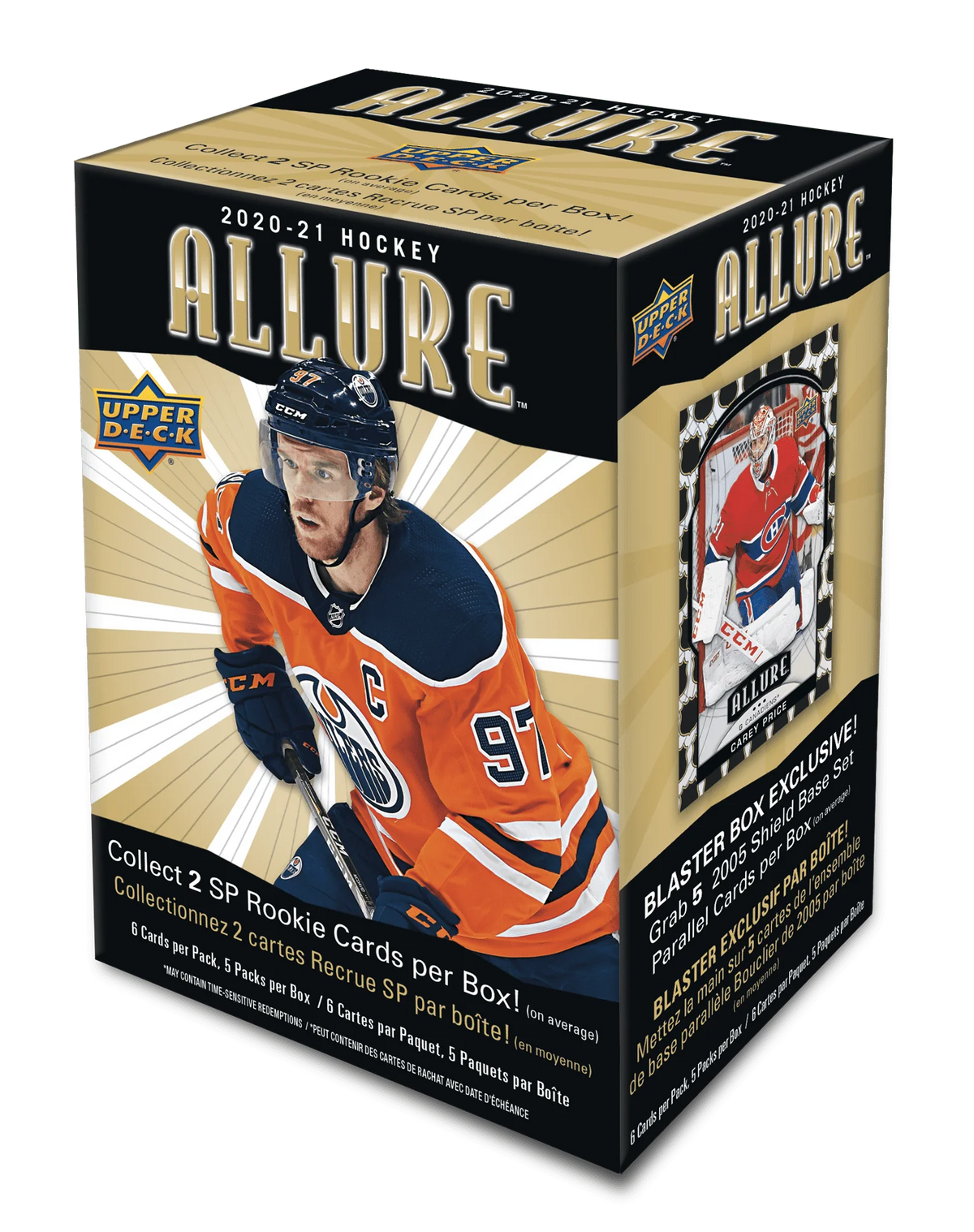 2020-21 NHL Hockey Trading Cards Blaster Box E877