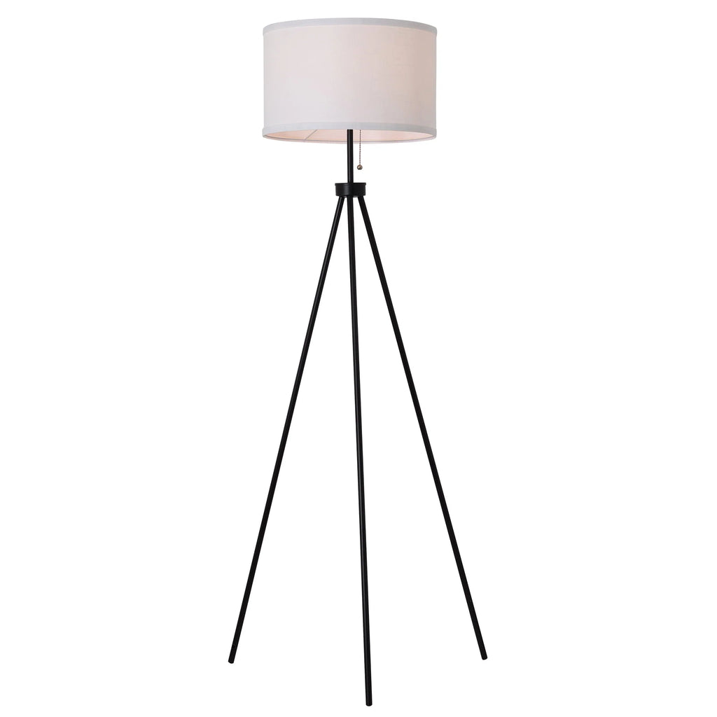 Black Metal Tripod Floor Lamp G790231