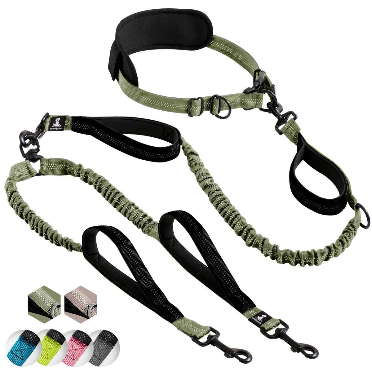 Hands Free Double Dog Leash V35983