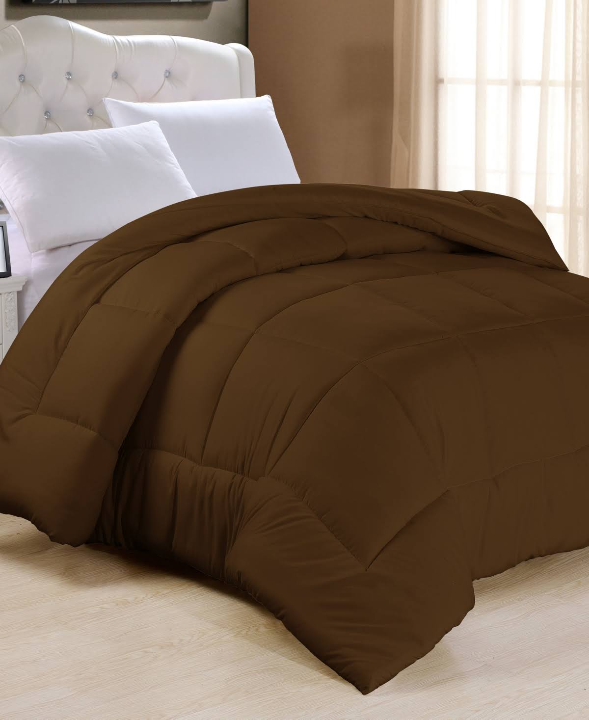 All Season Down Alternative Comforter Queen Light Blue T966