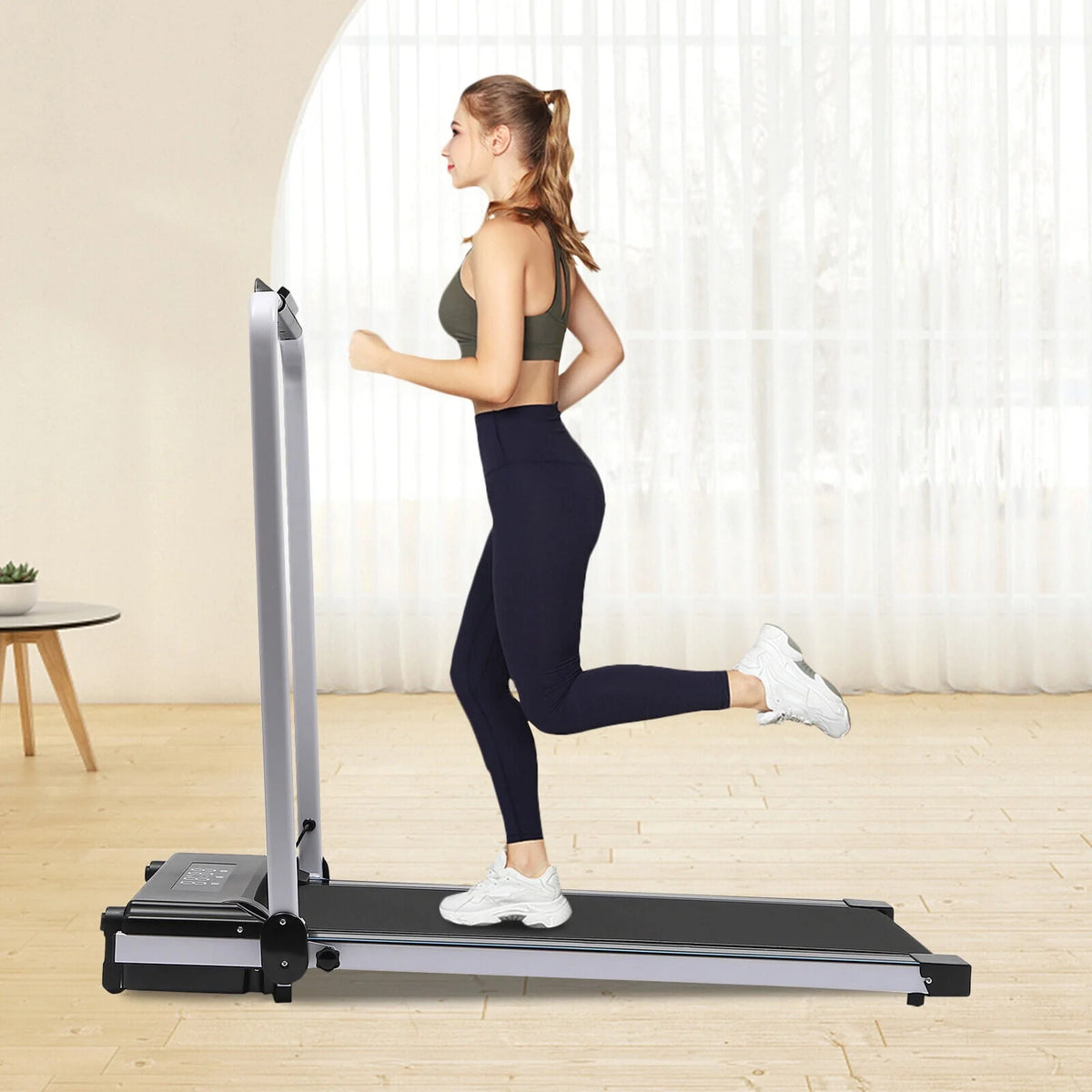 2 in1 Folding Electric Treadmill A4742
