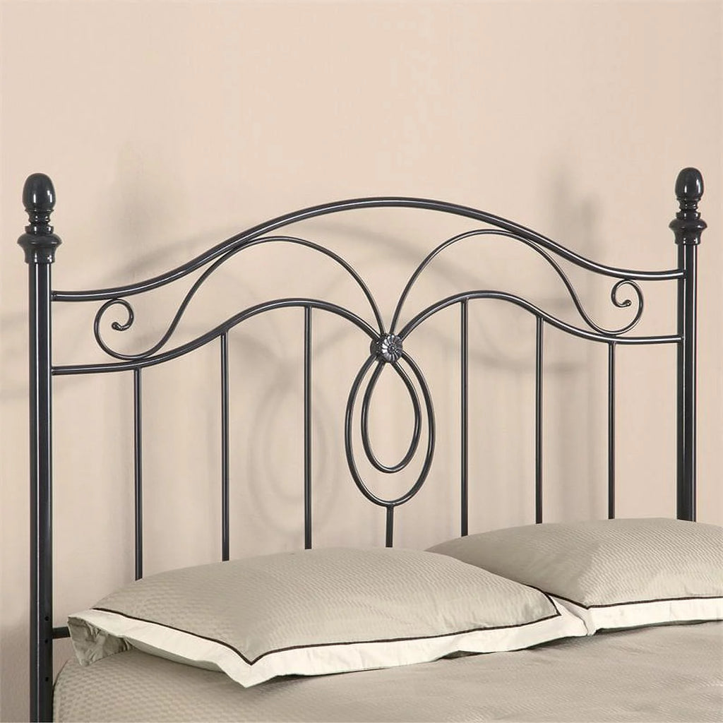 Full Queen Metal Spindle Headboard in Dark Gray B33201