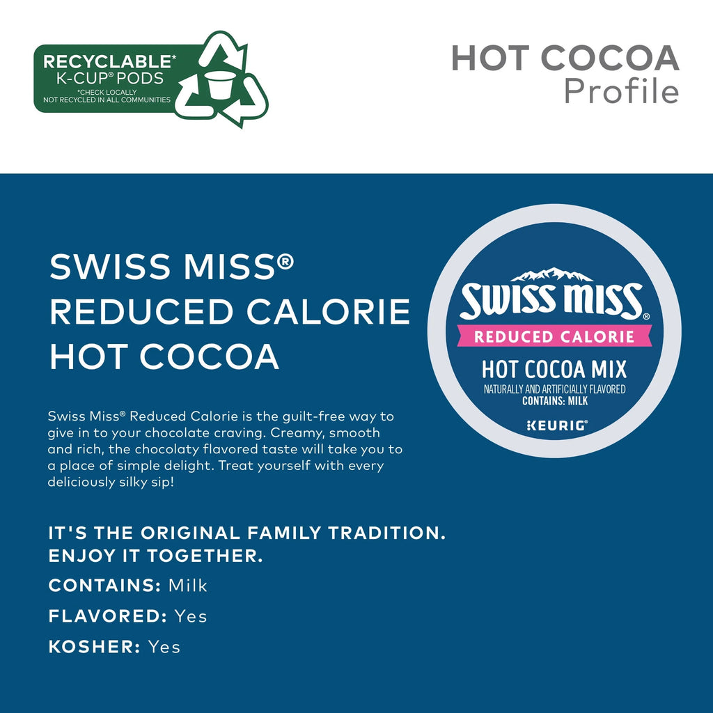 Reduced Calorie Hot Cocoa K-Cup Pods 22 Ct H86255