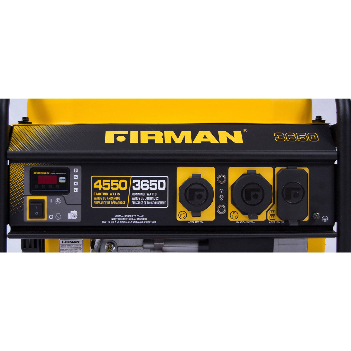 Portable Gas Powered Generator 3650/4550 Watt P785