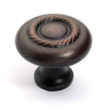 Oil Rubbed Bronze Cabinet Hardware Knob 25-Pack E793991