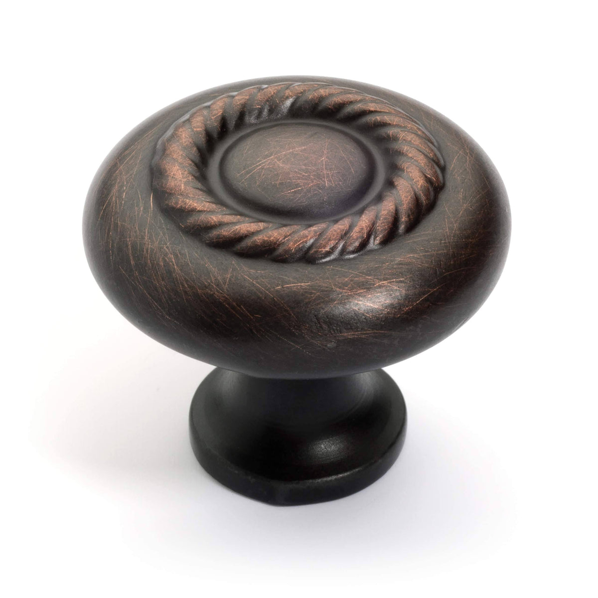 Oil Rubbed Bronze Cabinet Hardware Knob 25-Pack E793991