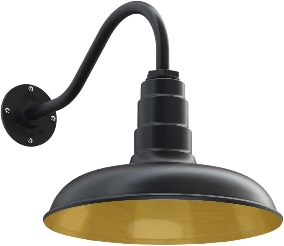 Gooseneck Barn Light Black G427