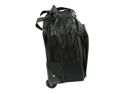 Black Nylon Rolling Laptop Case F762816
