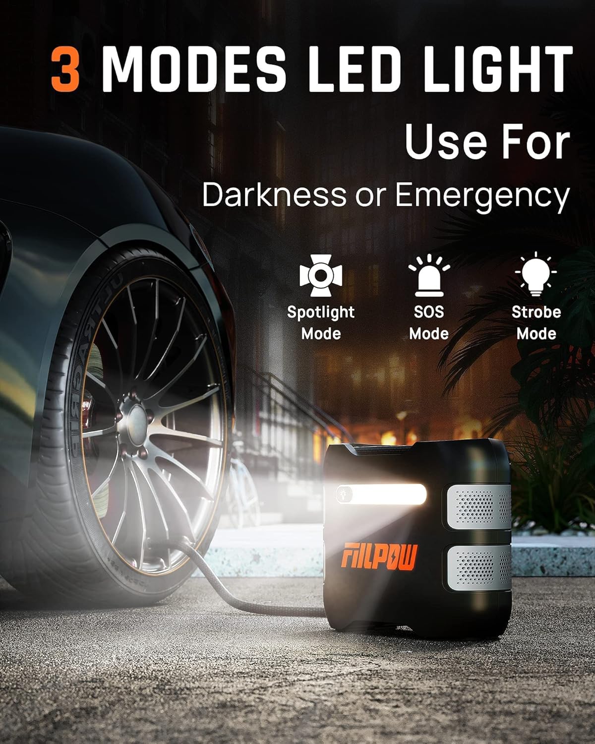 Portable Air Compressor Tire Inflator 150 PSI with Digital Display T92402