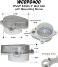 4 Watertight Sanitary Well Cap I4074
